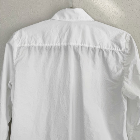 Mango MNG white button down dress shirt 2 XS - Picture 5 of 9